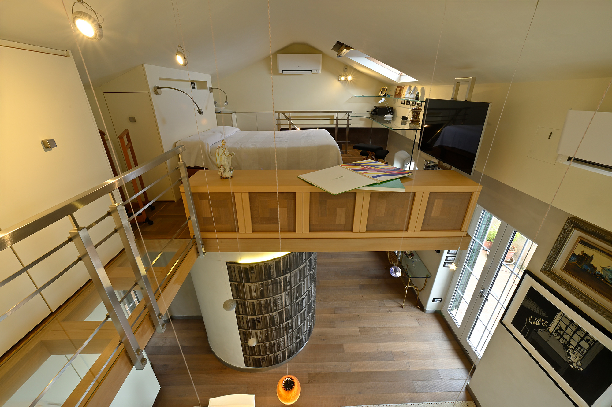 Camera letto soppalco